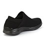 Чёрные низкие кроссовки из текстиля Skechers Skechers