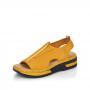 Жёлтые туфли с открытой пяткой Rieker Rieker