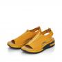 Жёлтые туфли с открытой пяткой Rieker Rieker