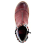 Бордовые ботинки из искусственной кожи RIEKER RIEKER